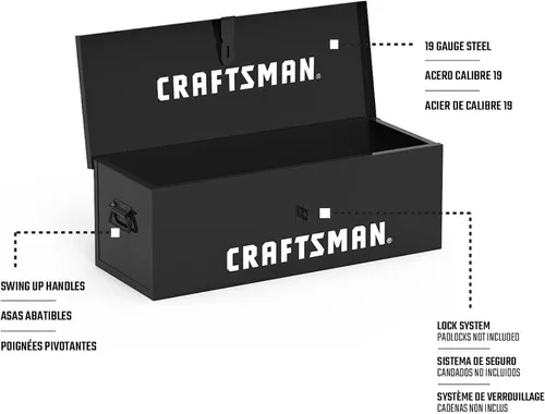 Vista 8 de Caja utilitaria Craftsman de 30" en negro