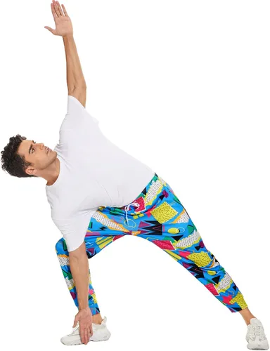 Vista 5 de Pantalones deportivos retro de los años 80 y 90 para hombres y mujeres, pantalones de entrenamiento vintage, pantalones deportivos, trajes