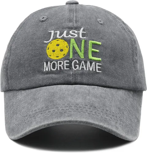 Vista 7 de Waldeal Pickleball Hat,Adjustable Embroidered Washed Baseball Cap for Men Women