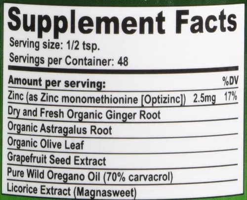 Vista 5 de California Natural Immunity Shots - Botella de zinc de 4 onzas, raíz de jengibre orgánico, aceite de orégano, potente y puro refuerzo del sistema