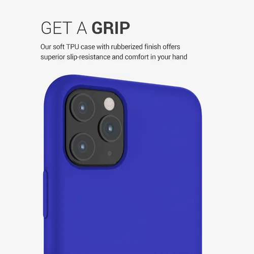 Vista 5 de kwmobile - Carcasa de silicona de poliuretano termoplástico (TPU) compatible con Apple iPhone 11 Pro Max, funda protectora suave y flexible de hule