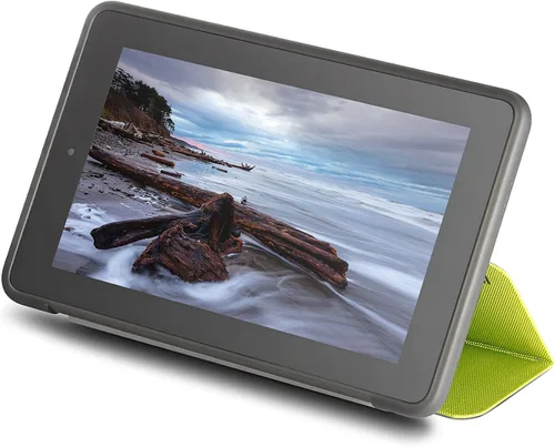 Vista 2 de Incipio Clarion Folio Fire Case (5ª generación - versión 2015), Citron Green Verde Limón