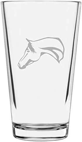 Vista 62 de Shetland Pony (cuerpo) - Vaso de pinta grabado con temática de caballo alternativo de 16 onzas