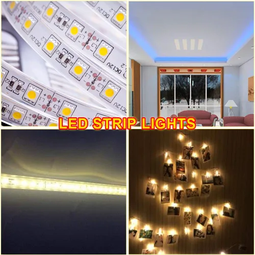 Vista 6 de DGSL Cinta adhesiva de doble cara, 0.59 pulgadas x 108 pies, cinta adhesiva de montaje resistente, cinta de espuma impermeable para tiras de luces