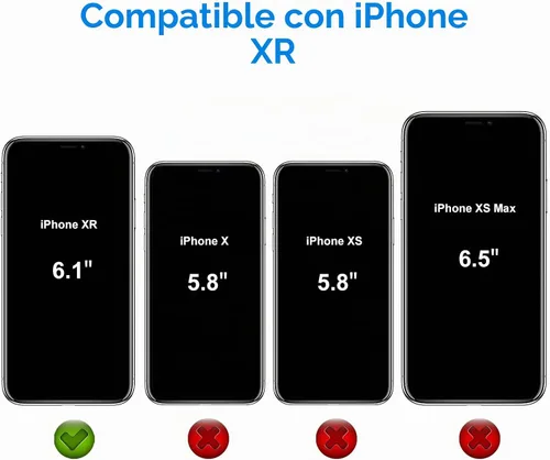 Vista 2 de JETech Funda para iPhone XR, antiamarilleo, color negro