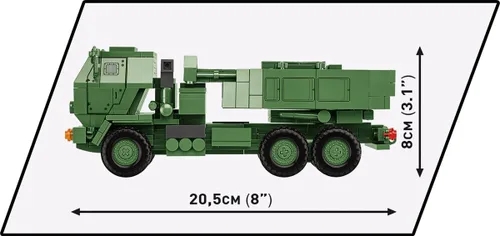 Vista 3 de COBI Armed Forces M142 HIMARS - Juego de construcción (604 piezas)