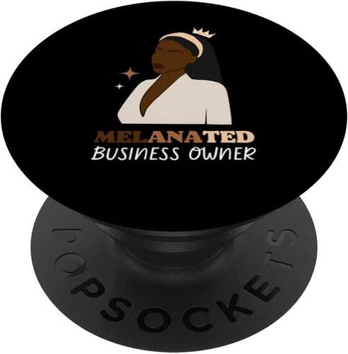 Vista 6 de Melanated Business Owner Black Woman Pride African American PopSockets MagSafe PopGrip para iPhone