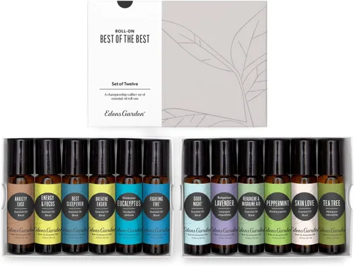 Vista 13 de Edens Garden Aceites esenciales Best of the Best 12 Set – 100% puro grado terapéutico: lavanda, menta, limón, naranja, árbol de té y más