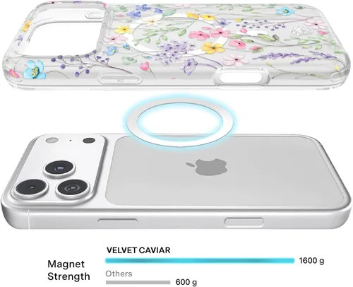 Vista 96 de VELVET CAVIAR Funda para iPhone 15, compatible con MagSafe, probada contra caídas de 10 pies, fundas protectoras de diseño, leopardo color rosa