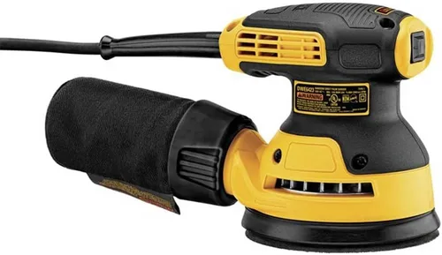 Vista 2 de DEWALT Lijadora de órbita aleatoria, velocidad variable, 5 pulgadas (DWE6423), fuente de alimentación eléctrica con cable