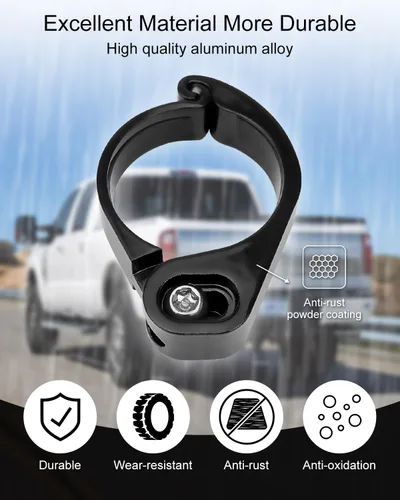 Vista 4 de Cerradura antirrobo para puerta trasera Ford Serie F F150 F250 F350 2015-2023, dispositivo de bloqueo de seguridad antirrobo para puerta trasera