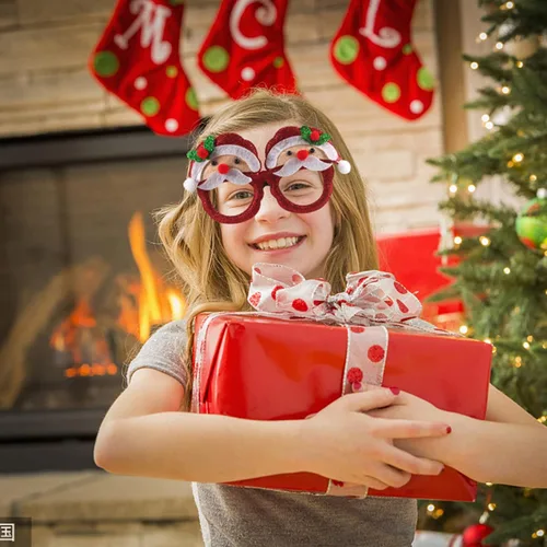 Vista 5 de Juego de 12 diademas y sombreros de Navidad para fiestas, decoración navideña para fiestas de temporada navideña y accesorios para cabina de fotos