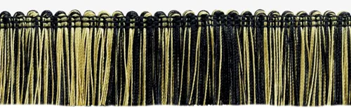 Vista 10 de DÉCOPRO Colección Imperial de 1 1/2" (3.5cm) Borde de flecos # 0150IB, rosa de verano #3549 (rosa claro, marfil blanco, verde azul) paquete de 5