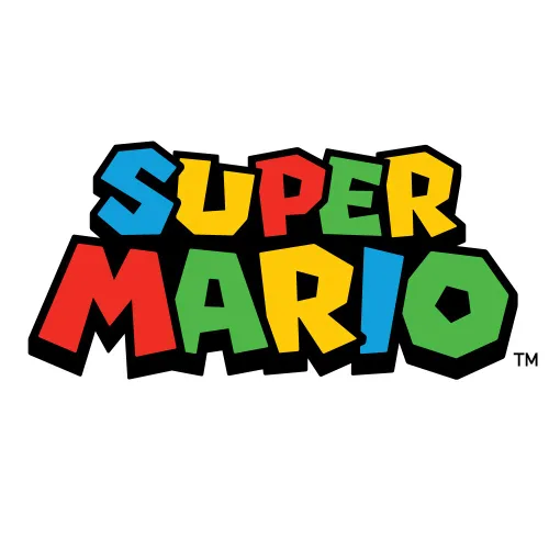 Vista 6 de Controller Gear Super Mario Flat Bill Snap Back Hat (Black & Gold Mario M)