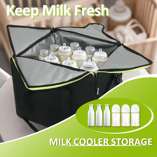 Vista 5 de Collapsible Ice Bucket for Drinks, White Party Cooler with Insulated Lining & Carry Handles, Portable Folding Champagne Wine Beer Bucket for Indoor
