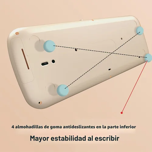 Vista 8 de Lomiluskr Lindo teclado mecánico con cable colorido para niñas y niños, teclas redondas, 84 teclas compactas, 10 efectos de iluminación Azul