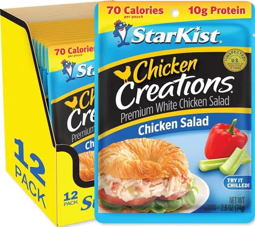 Vista 31 de StarKist Chicken Creations BOLD Buffalo Style, bolsa de 2.6 onzas, 1 paquete 11g Protein Per Serving, Fully Cooked White Meat, Gluten Free, No