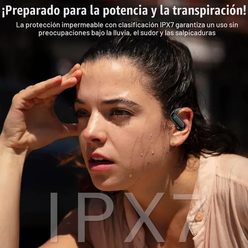 Vista 5 de Auriculares inalámbricos Bluetooth 5.4 HiFi estéreo con ganchos