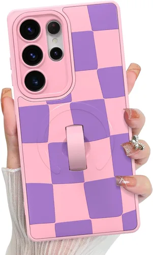 Vista 182 de KANGHAR Compatible con iPhone 17 Pro Case Spot Pattern - Negro Mancha rosada negra