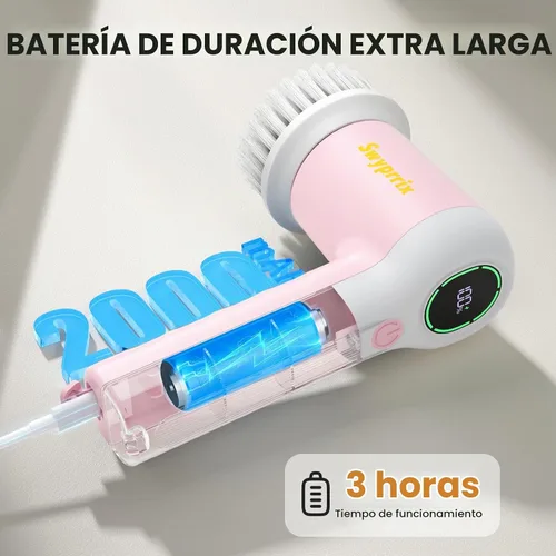 Vista 6 de Electric Spin Scrubber for Bathroom and Shower Cleaning SD-CTB02