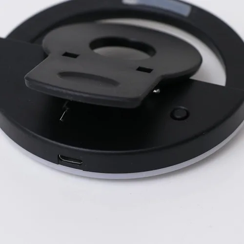 Vista 8 de Hemobllo Anillo para selfie, anillo para selfie, círculo, videoconferencia, clip, recargable, 3 modos, cámara para maquillaje, fotografía, teléfono