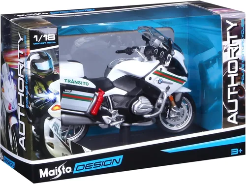 Vista 9 de Maisto 1:18 Autoridad Policía Motocicletas por Masito