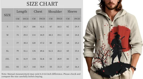 Vista 3 de Sudadera con capucha para hombre, con estampado de plumas, manga larga, 3 botones, a la moda, casual, para otoño, cómoda y suave