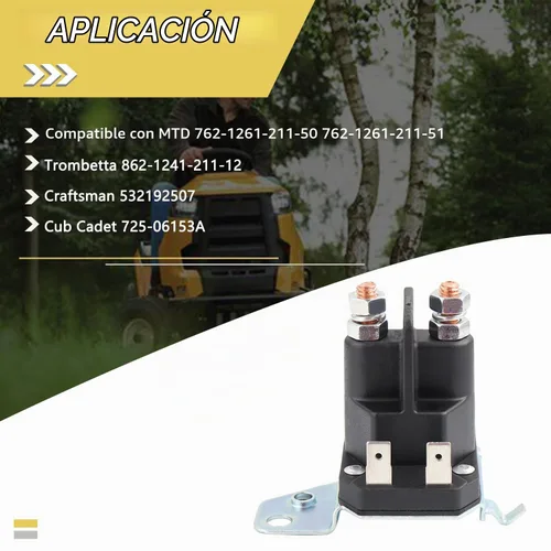 Vista 7 de El solenoide de arranque reemplaza 762-1261-211-50, 725-06153A