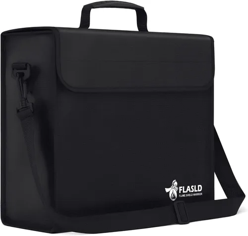 Vista 8 de FLASLD Bolsas de dinero ignífugas, bolsa de billetera ignífuga, bolsa pequeña segura para efectivo, objetos de valor y pasaporte, con revestimiento