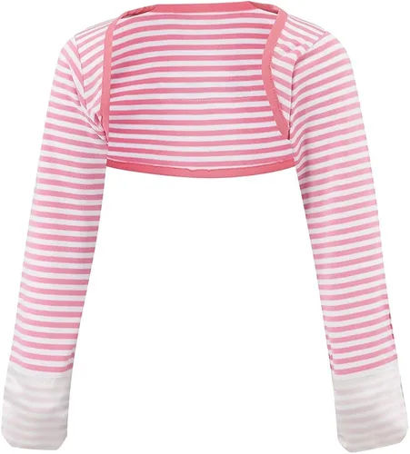 Vista 2 de ScratchSleeves Little Girls' Stay-On Scratch Mitts Stripes