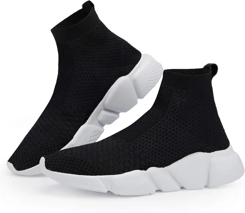 Vista 4 de Casbeam Zapatos para correr para mujeres Zapatillas sin cordones para tenis y caminar Zapatillas ligeras transpirables cómodas para trabajo gimnasio