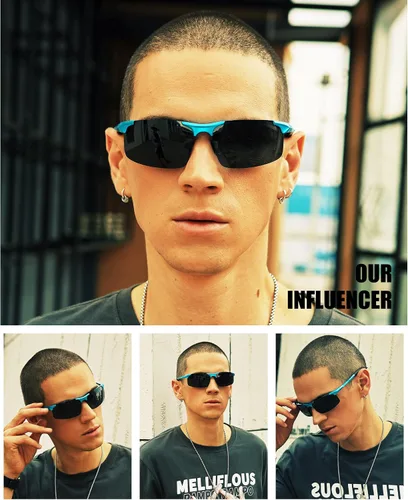 Vista 64 de Duco - Gafas de sol deportivas polarizadas para hombre con protección UV 8177s