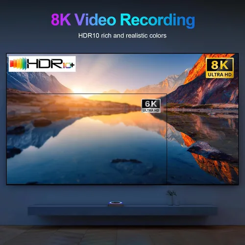 Vista 4 de 2026 Android 13.0 TV Box, 4GB RAM 32GB ROM con RK3528 de doble banda Wifi6