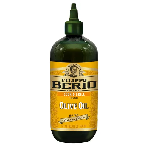 Vista 4 de Filippo Berio Botella exprimible de aceite de oliva virgen extra, 16.9 onzas líquidas (paquete de 1)