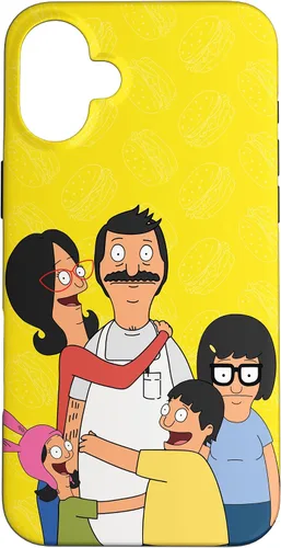 Vista 23 de Funda para iPhone 12 Pro Max Bob Burgers Bob Linda Gene Tina Louise Family Hug