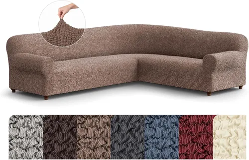Vista 10 de PAULATO BY GA.I.CO. Funda para muebles, sillón, sofá, desmontable elástica de doble vía - Hecha en Italia - Colección Mille Righe Azul