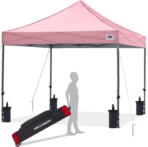Vista 57 de ABCCANOPY Toldo Desplegable – Carpa/Toldo Portátil para Patio Exterior de 8 x 8 Pies, Resistente para Patio Trasero y Terraza con 4 Sacos de Arena