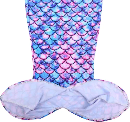 Vista 6 de TFJH E Traje de baño de 3 piezas para niñas y niñas, bikini con cola de pez de 3 a 10 años
