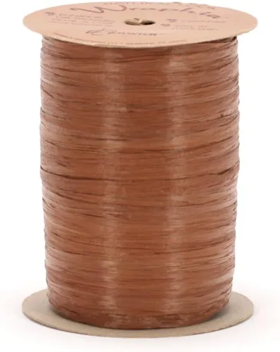 Vista 3 de Berwick Offray Cinta de rafia mate de 1/4" de ancho, verde manzana, 100 yardas, 0.276 in