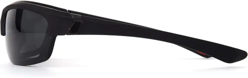 Vista 3 de Dockers Gafas de sol Blake para hombre, color negro, 2.244in