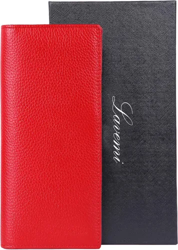 Vista 6 de Lavemi Ultra Slim Thin Leather RFID Blocking Bifold Credit Card Holder Wallets for Women