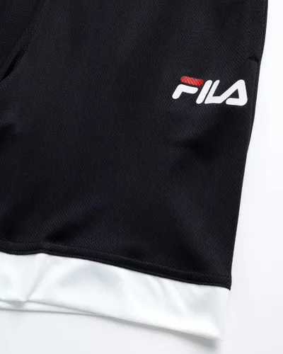 Vista 4 de Fila Pantalones cortos activos para niños Pantalones cortos de gimnasio para niños Pantalones cortos de baloncesto de rendimiento atlético