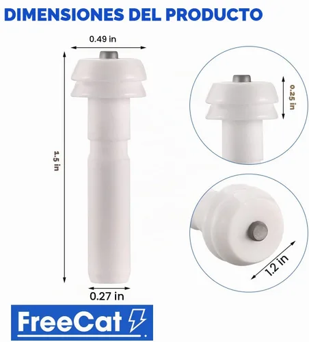 Vista 4 de WB13K10003 Encendedor de electrodo de chispa para horno de gas, electrodo de quemador superior FreeCat compatible con GEHotpoint, Kenmore