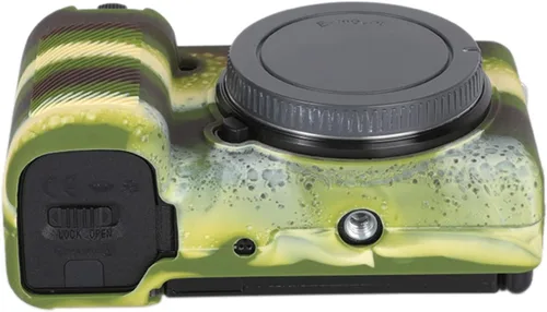 Vista 6 de ZV-E10 - Funda de silicona para Sony ZV-E10, color verde militar