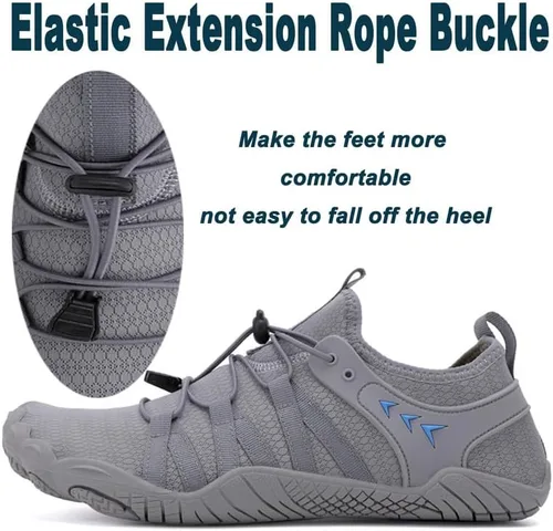 Vista 2 de Zapatos de agua para mujeres y hombres, zapatos acuáticos para llevar a la piscina, playa, navegación, pesca, buceo, aeróbicos y yoga en el agua