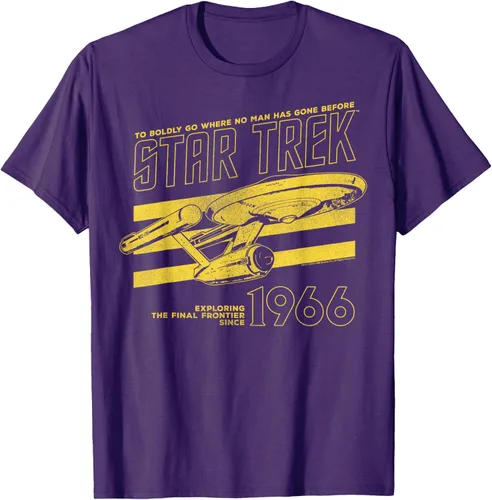 Vista 44 de Star Trek: The Original Series Enterprise '66 Collegiate Camiseta Negro
