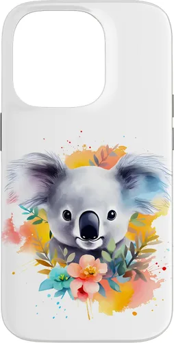 Vista 17 de Funda Koala con flores de eucalipto para iPhone 17
