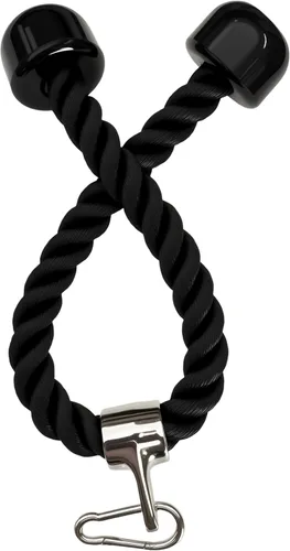 Vista 4 de Accesorios de cable de cuerda de tríceps pesados, accesorios de máquina de cable para gimnasio en casa, cuerda de tríceps de nailon para accesorios