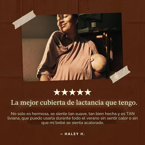 Vista 6 de Solly Baby Cobertor de Lactancia, Ultra-Transpirable, Ligero Cobertor para Amamantar, Tela Suave como Mantequilla, Ajuste Universal, Artículos Ballet