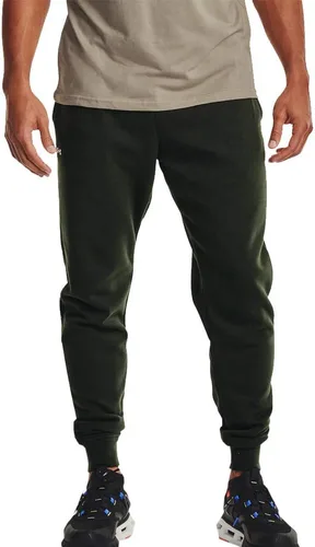 Vista 17 de Under Armour Rival - Pantalones de correr de forro polar para hombre (001) Negro / Blanco